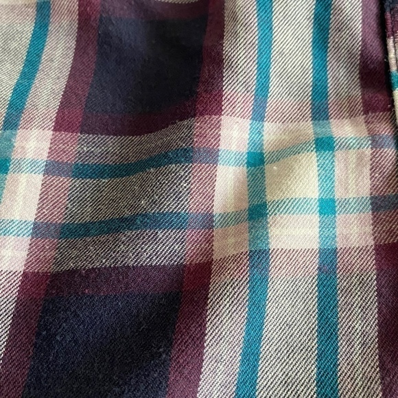 Eddie Bauer classic fit ladies button down plaid long sleeve shirt size S - Picture 4 of 10